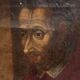 Ancient painting with a religious subject, oil on canvas, Italy, 17th century.