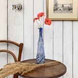 Glass bottle vase of Clichy