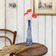 Glass bottle vase of Clichy