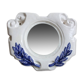 Ceramic mirror by Jean Derval