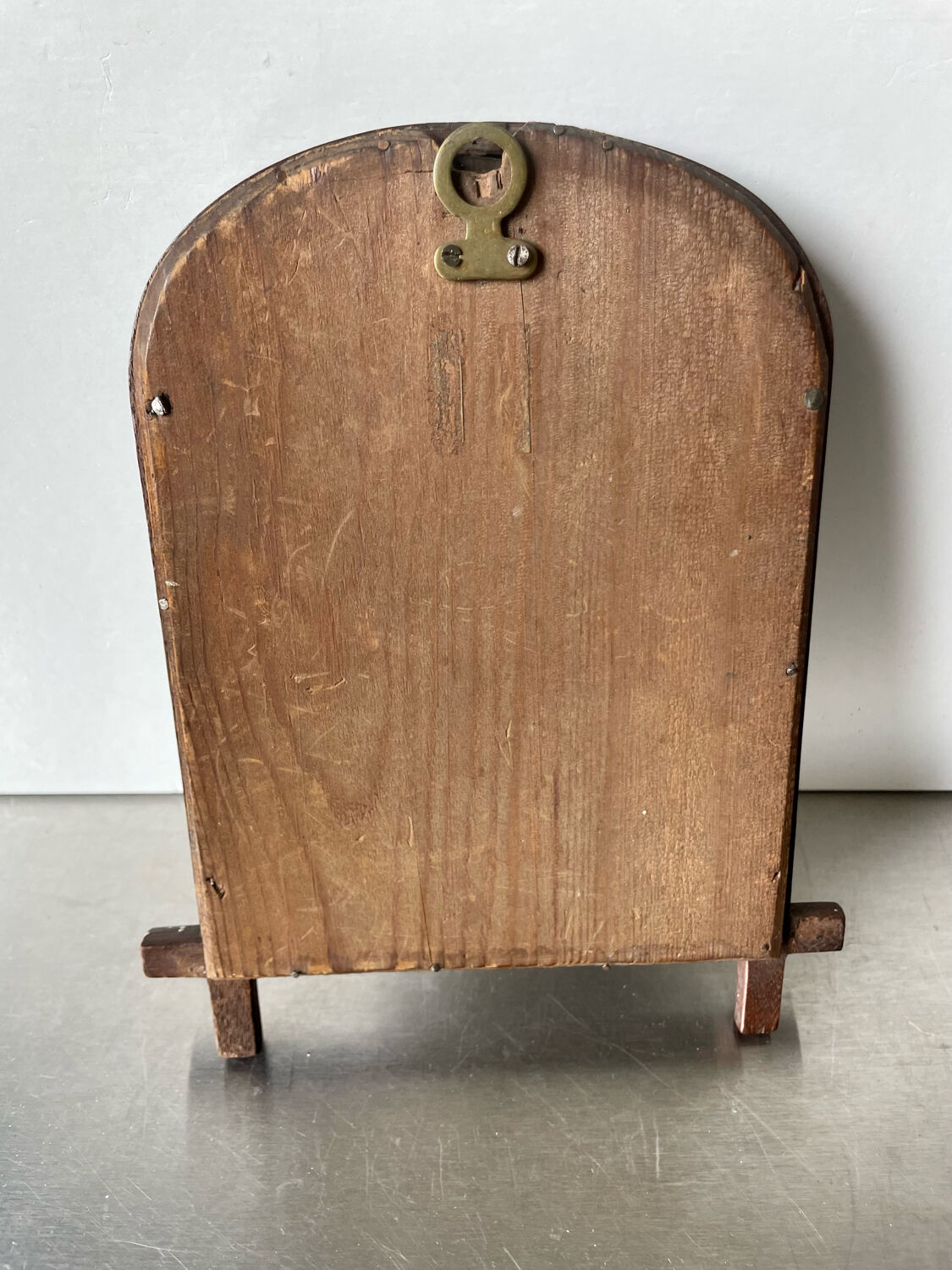 Antique Frame carved wood measurements 22 cm x 18 cm