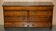 Vintage low cabinet from Grange made of cherry wood.