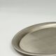 Vintage oval serving tray in stainless steel
