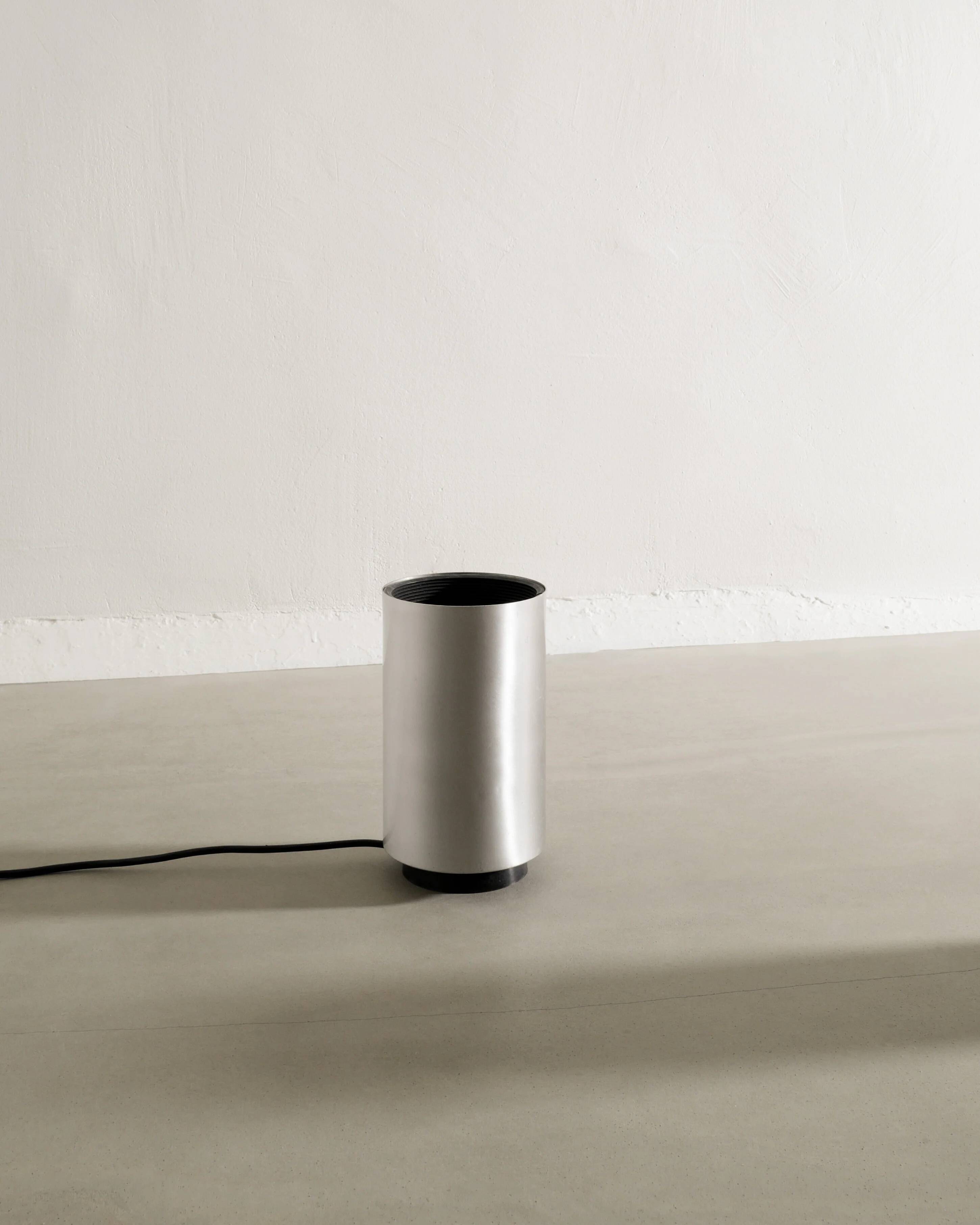 Paire de lampadaires cylindriques français vintage de Concord, années 1970