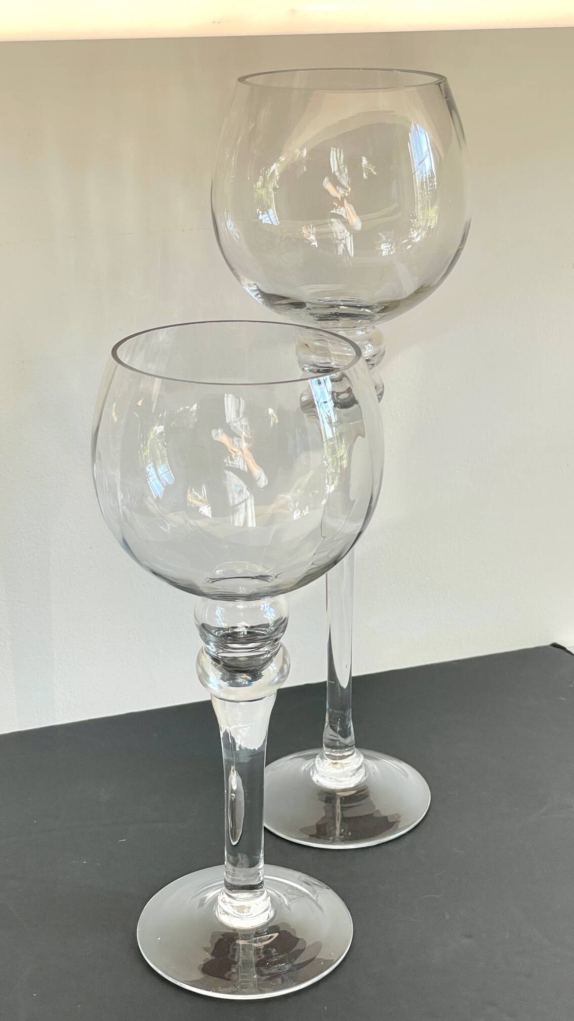Bougeoirs xl crystal vintage candle holders