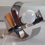 Lamp space age aluminum 70s