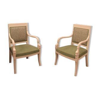 Empire style armchairs