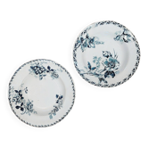 Duo d’assiettes creuses en terre de fer
