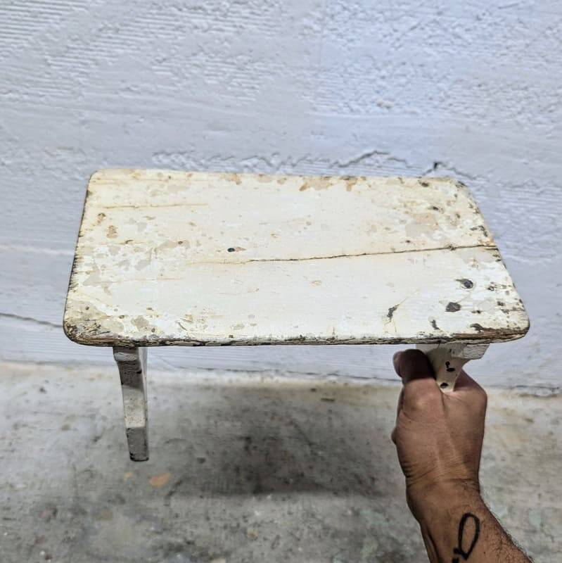 Small wooden stool / footrest