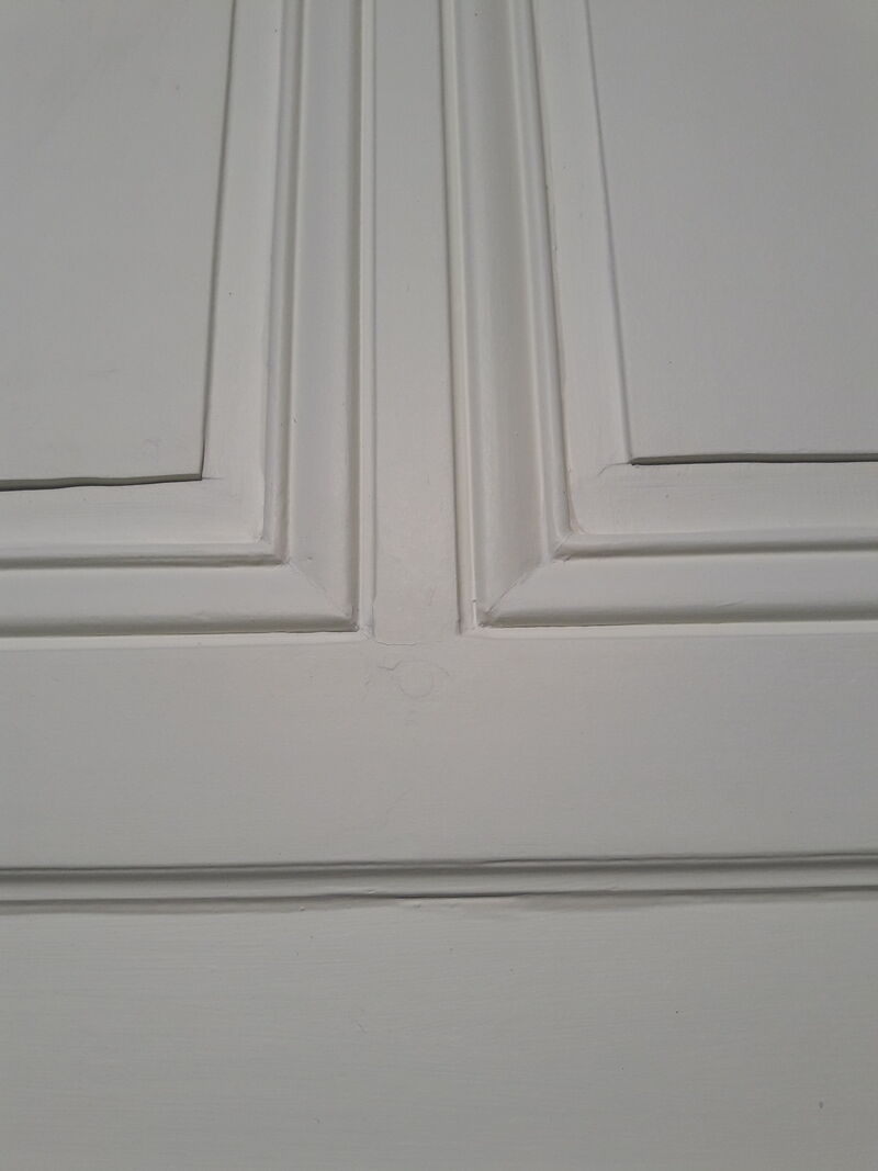 Door 207x99,5cm communication back panel molded