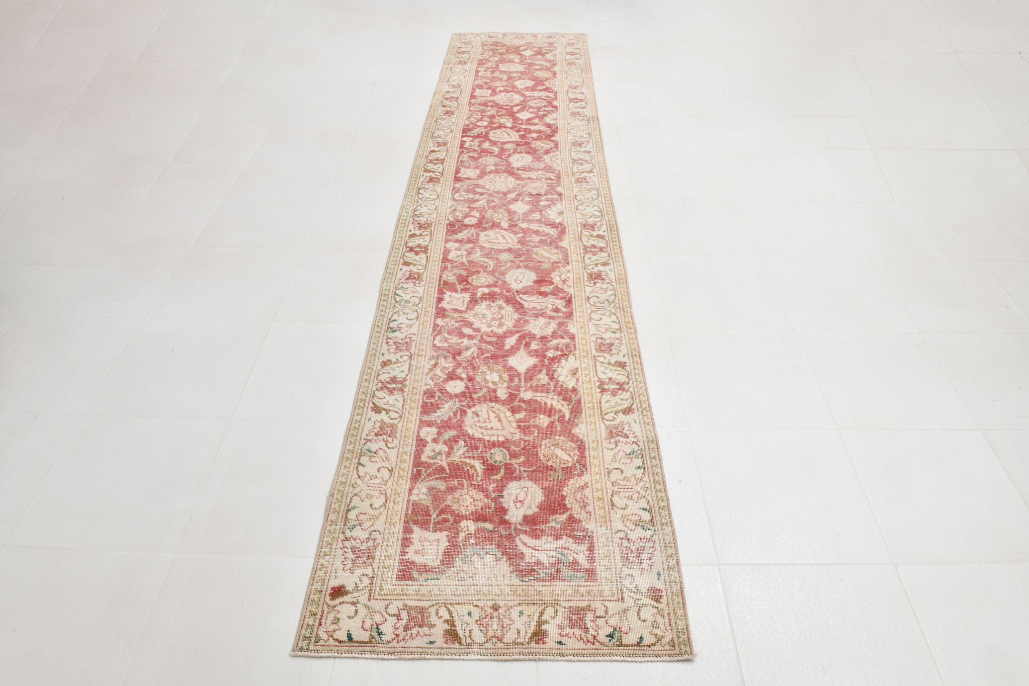 Tapis ancien 60s persan runner, 82x376cm