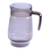 Pichet vintage verre fumé gris/marron grisé