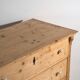 Rustic antique pine commode, Central Europe, around 1900