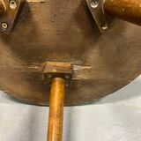 Table pieds fuseaux et plateau en verre
