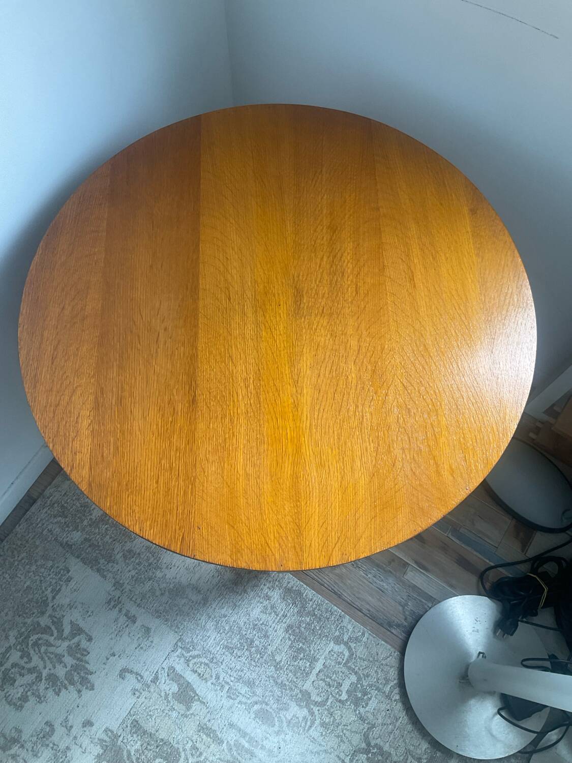 Art Deco oak coffee table from the 40s and 50s