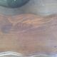 small bench rests feet