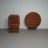 Ensemble de jardin Ico Parisi par Reguitti chaises / table