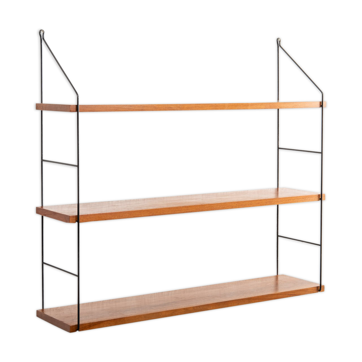 Wall shelf, dark teak 60