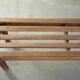 Antique French oak hallway bench/dining table bench from the 19th century
