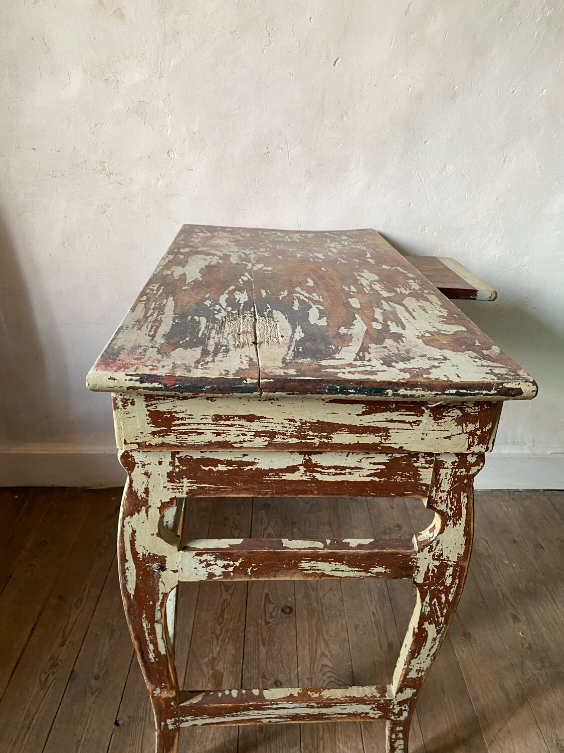 Antique patinated desk