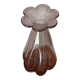 Vintage purple bubble glass vase – Retro flower neck Soliflore – Décora