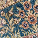 Tapis ancien turc Cesareh en soie fait main 114x176 cm