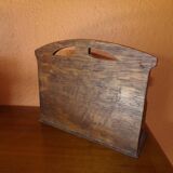 Ancien porte-lettres courrier en bois