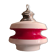 Pendant lamp 1960 to 70 in opaline 2 colors, 30x40