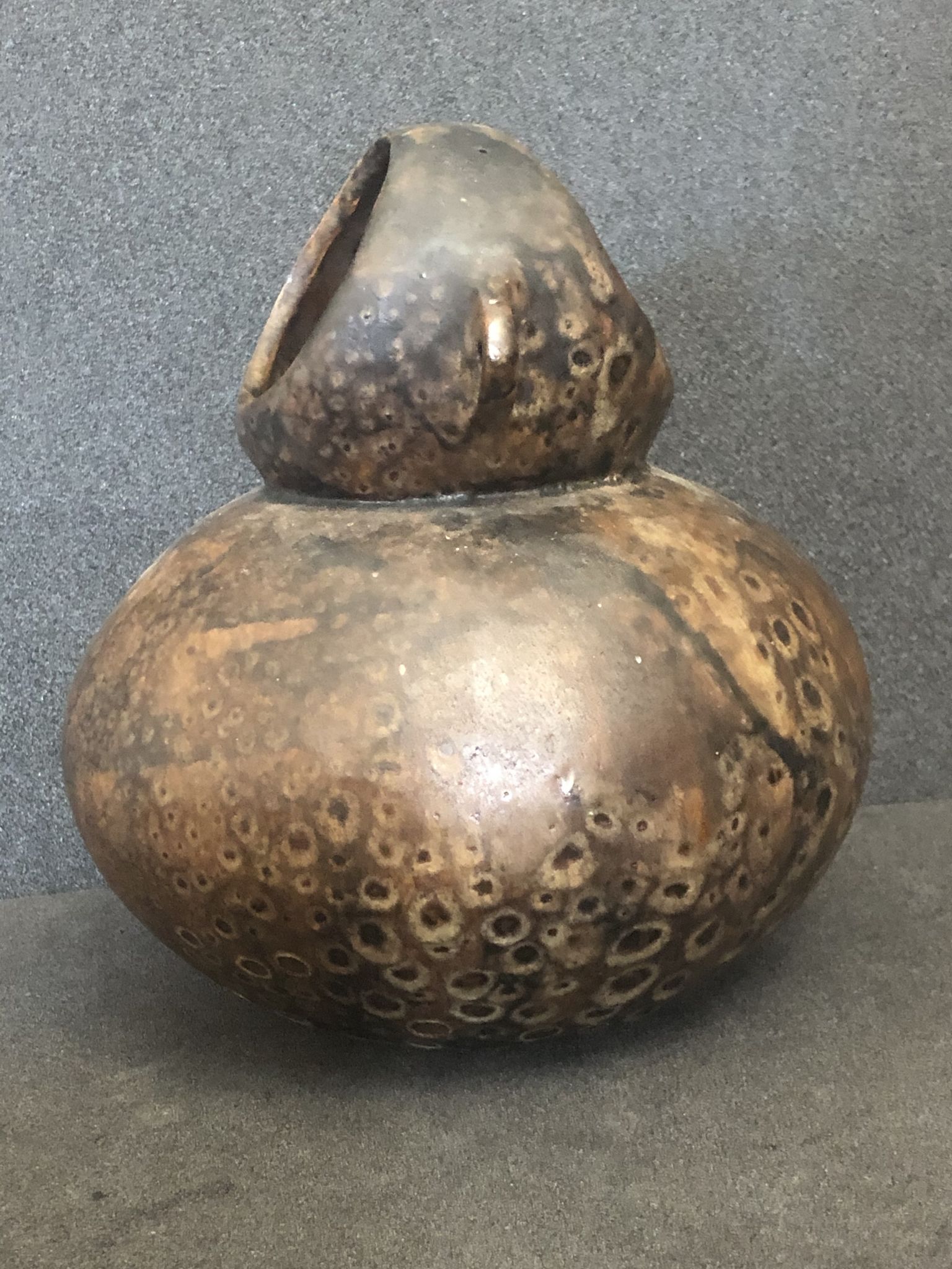 Pot Bakongo with terracotta handle Democratic Republic of Congo Rare
