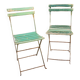 Paire de chaises pliantes de jardin