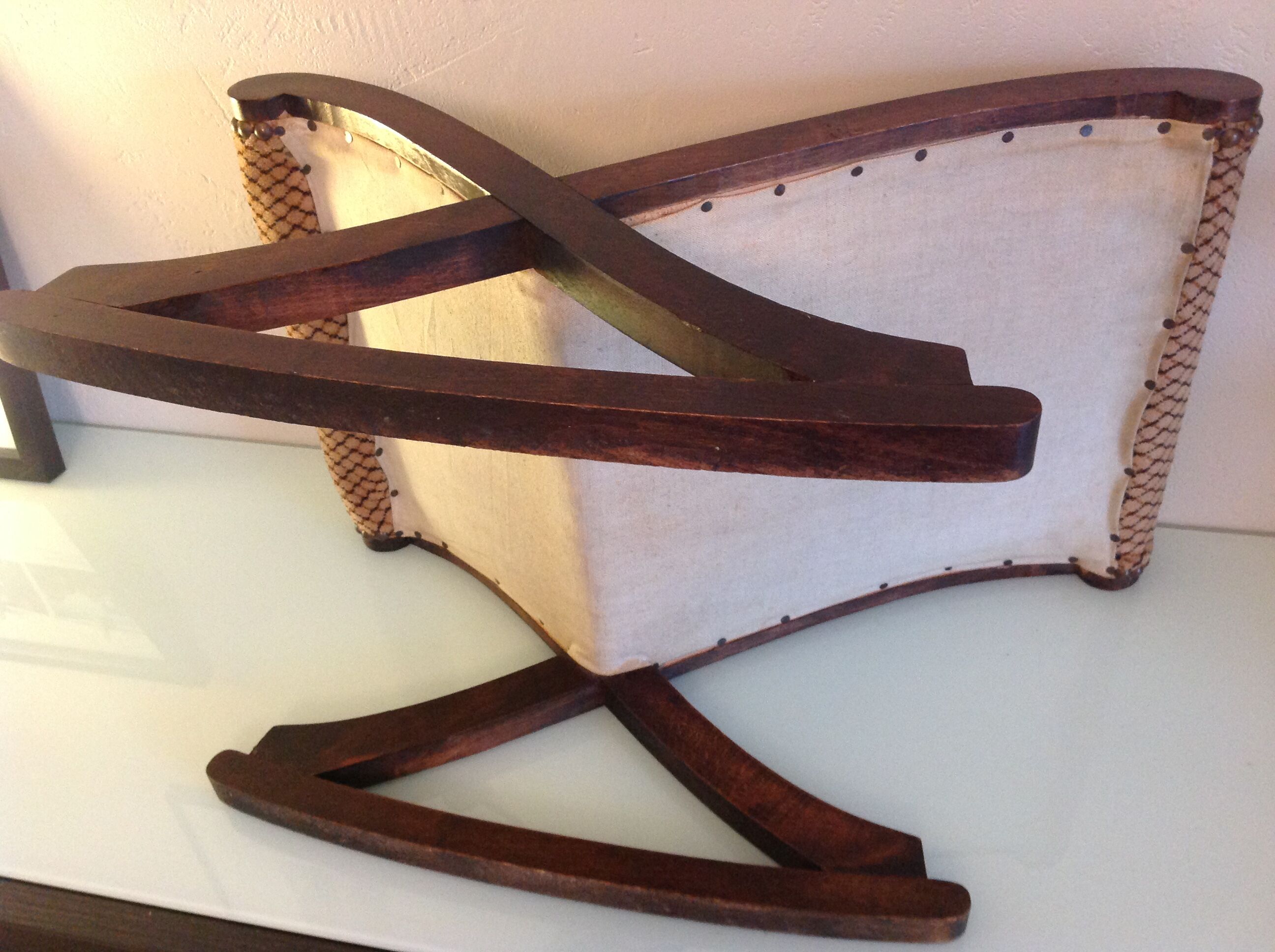 Foot rest flâneuse vintage 50s