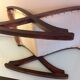Foot rest flâneuse vintage 50s