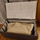 Large solid wood chest