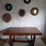 Walnut art-deco table