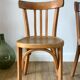 Duo of bistro chairs style Baumann vintage 40s-50s