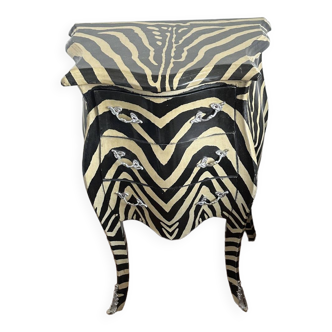 Baroque zebra chest of drawers