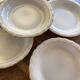 6 Limoges porcelain soup plates signed P. Dessagne in very good condition