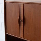 Meuble d'angle en teck avec bar