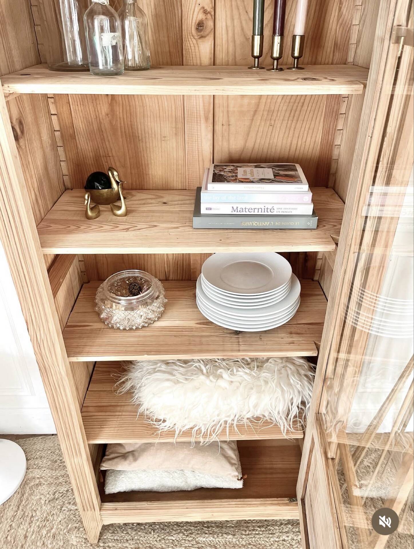 Armoire vitrée art déco