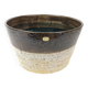 Exceptional large ceramic bowl Rörstrand Sylvia Leuchovius, 1970s.
