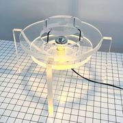 Lampe / Sculpture Italienne en Plexiglas, 1980