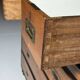 Campaign chest of drawers 19th century