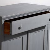 Petite commode ancienne à deux portes (vers 1920) #14