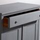 Small antique two-door chest of drawers (circa 1920) #14