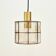 Mid-Century Glass & Brass Pendant/Ceiling Light from Limburg, 1960s