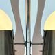 Vintage Maison Charles Pendant Lamp, France 60's