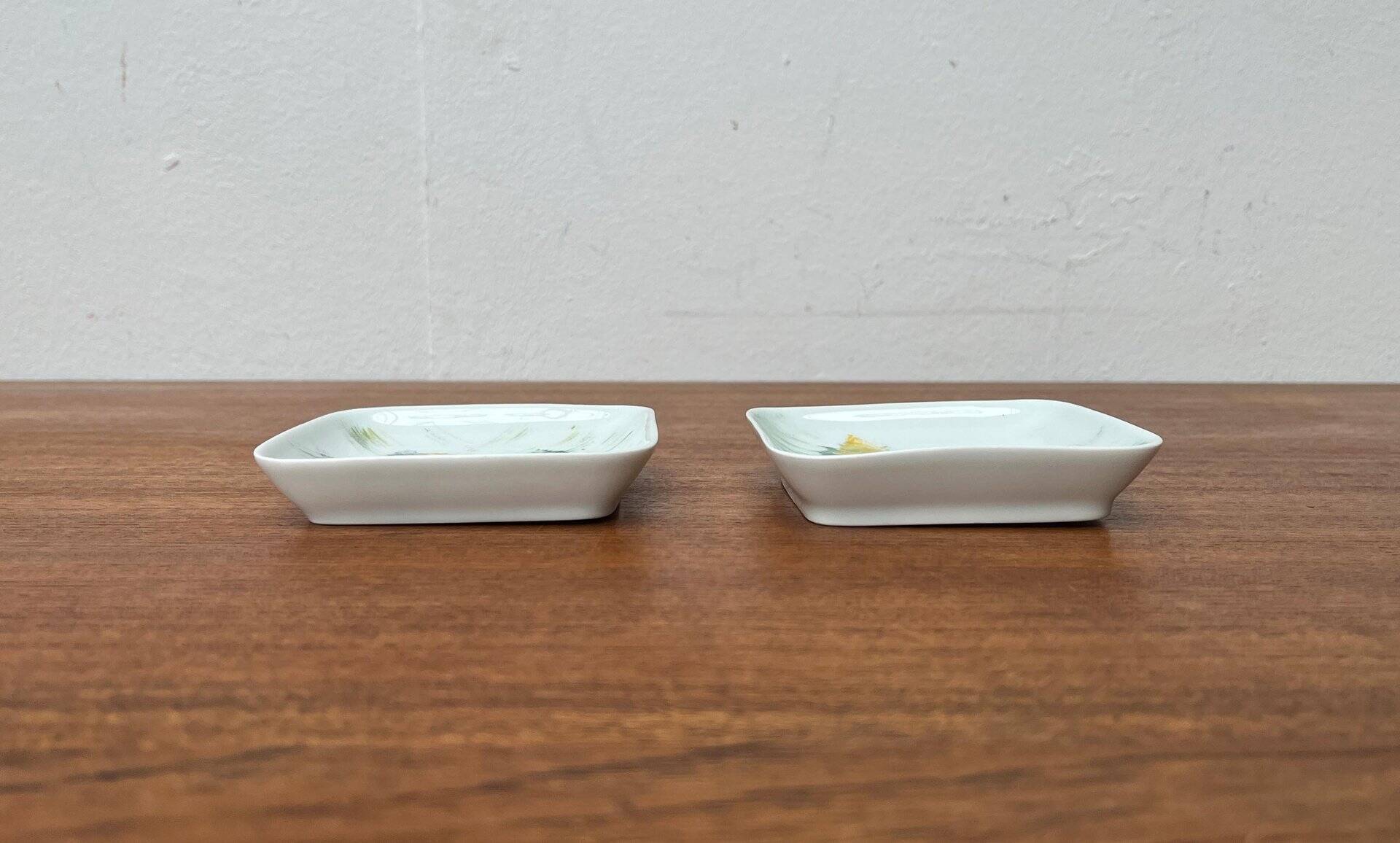 Vintage Danish ceramic wall plates from Bornholm, set of 2.