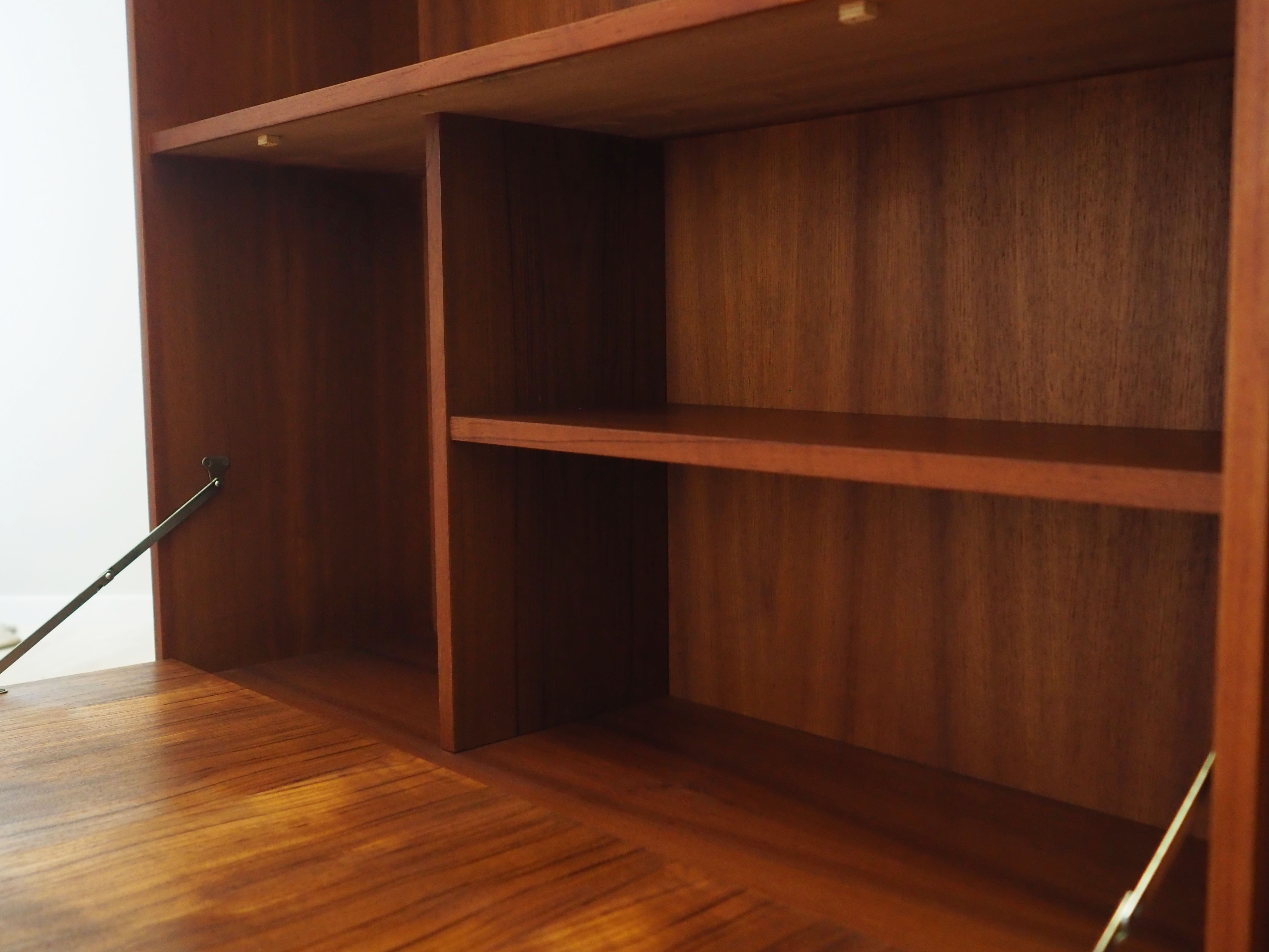 Teak bookcase, Danish design, 1970s, production: Denmark