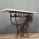 Art Deco period wrought iron console circa 1920