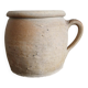 Ancient terracotta pot with a handle